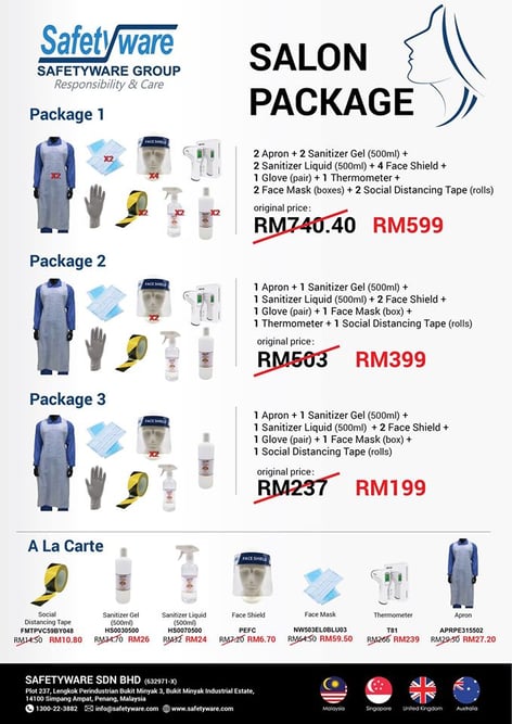 Safetyware Salon Package