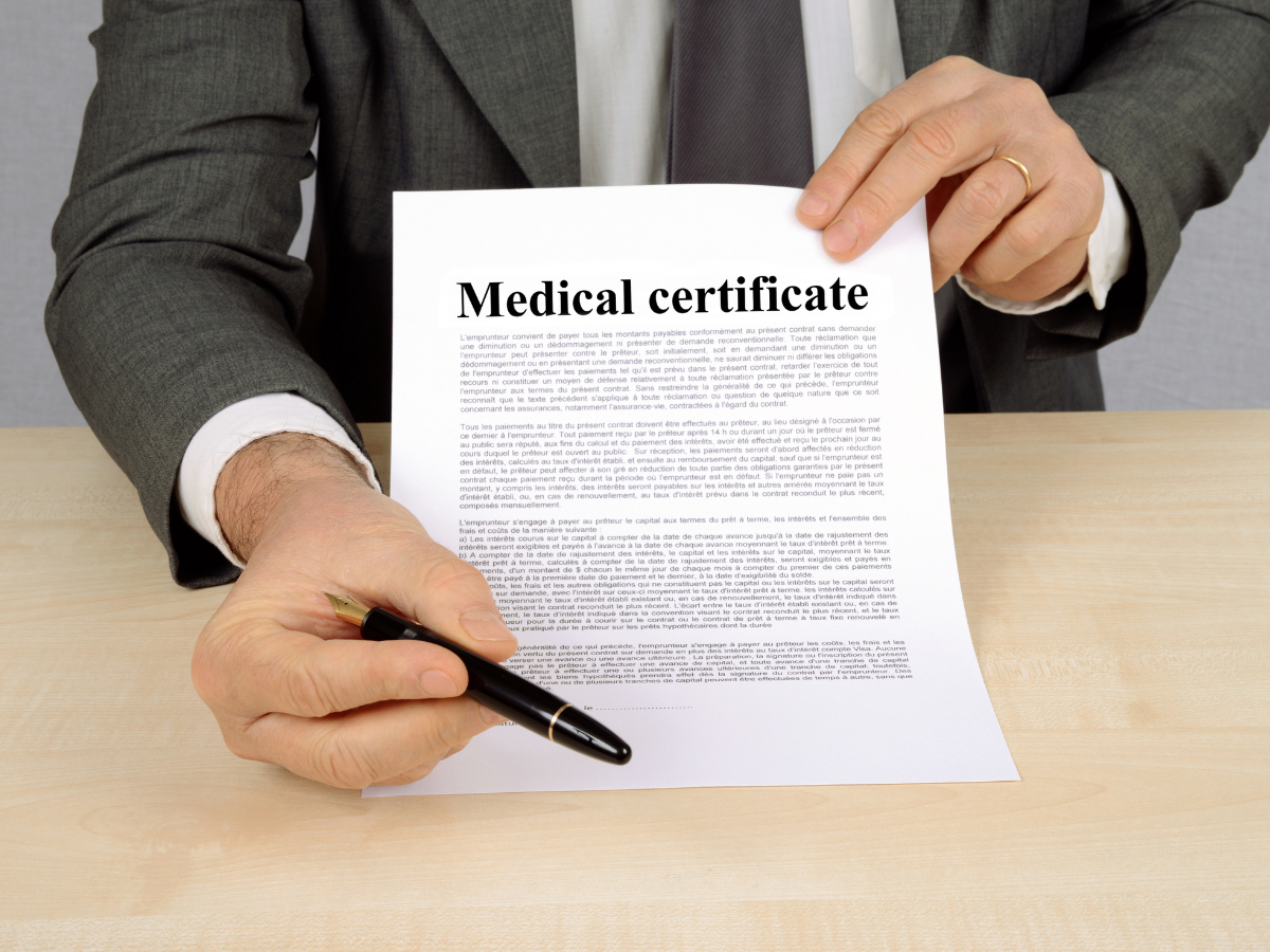 medical certificate
